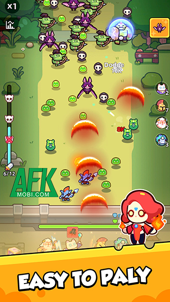 Phòng thủ trước các đợt quái vật bằng những anh hùng ngộ nghĩnh tại game Survivor GO!