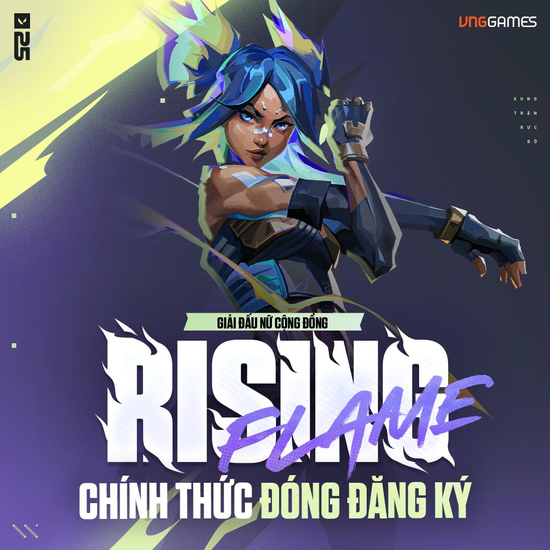 Giải Đấu Rising Flame Đã Sẵn Sàng Khởi Tranh Với 10 Đội Tuyển VALORANT Nữ Việt Nam
