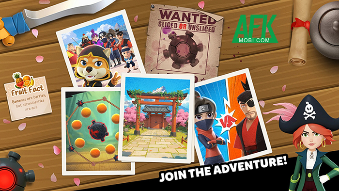 Fruit Ninja Adventures game giải đố theo phong cách chém hoa quả đơn giản
