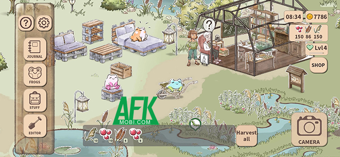 Hồi sinh vùng đất ngập nước cho những chú ếch trong game Kamaeru: A Frog Refuge Mobile