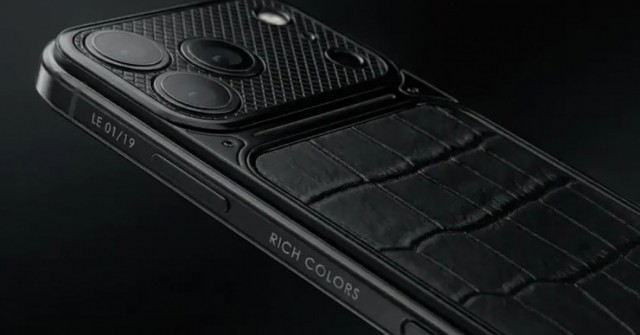 Caviar ra mắt iPhone 17 Pro Max với titan, da cá sấu và các chi tiết mạ vàng, giá từ 236 triệu đồng