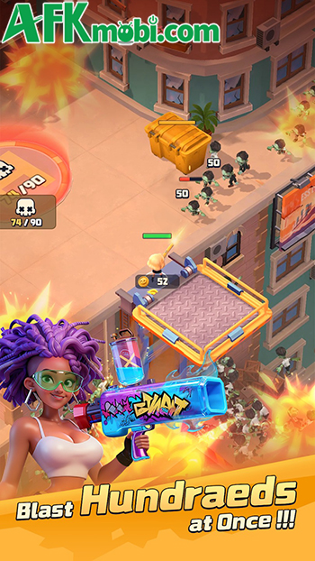 Điều khiển đội nữ anh hùng tiêu diệt bọn zombie trong game Escape from Zarkov
