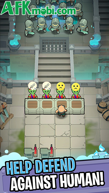 Idle Dungeon Keeper Tycoon RPG game mô phỏng kinh doanh vũ khí trong hầm ngục