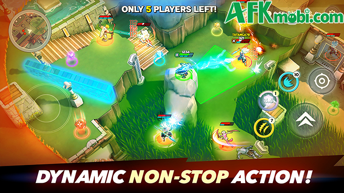 Cạnh tranh trong những trận đấu trực tuyến tại Overclash: Arena Shooter Game