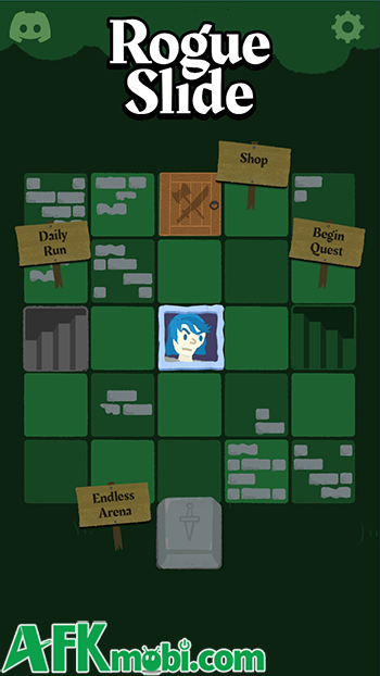 RogueSlide Mobile game giải đố roguelike phong cách trượt ô đơn giản nhưng độc đáo