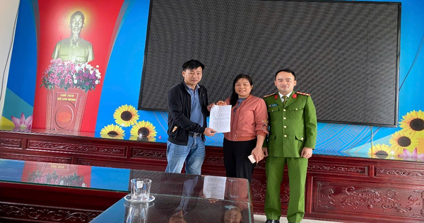 Công an cảnh báo tới người dân có tiền vào tài khoản với nội dung sau