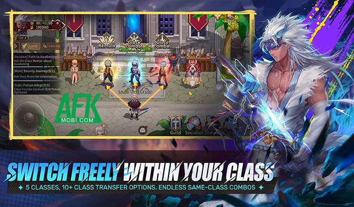 Free Fighter game MMO ARPG cho người chơi phiêu lưu đến một thế giới ma thuật