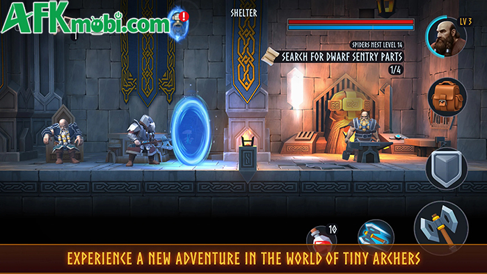 Vào vai chiến binh người lùn trong game hành động Narin – Secrets of Dwarvenia