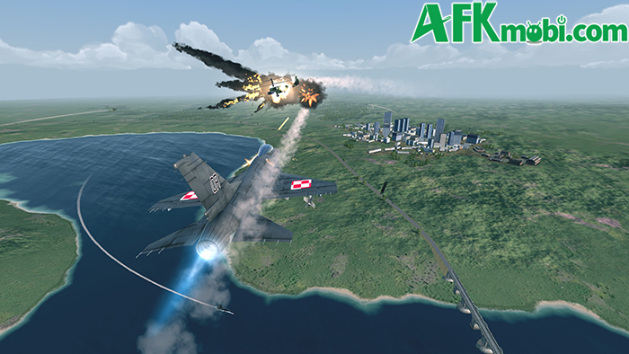 Thực hiện những nhiệm vụ không chiến thời hiện đại trong game Warplanes: Task Force