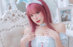 Chán nấu ăn, UNa To Uyen cosplay thành cô thỏ xinh đẹp 