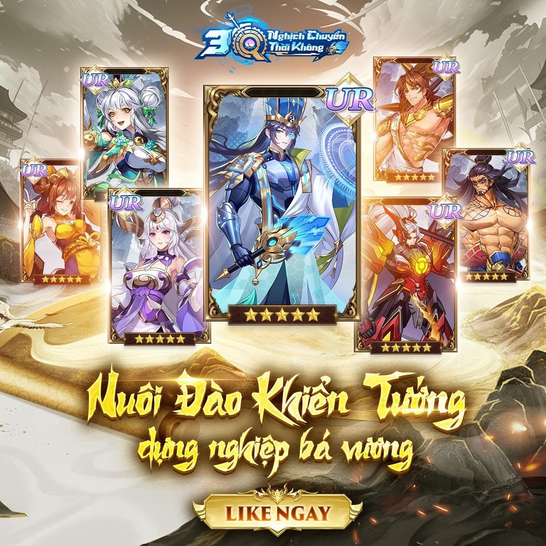 3Q Nghịch Chuyển Thời Không Game Tam Quốc Trồng Đào Xưng Đế Chính Thức Ra Mắt