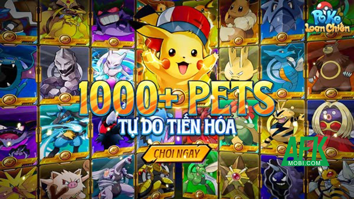 Poke Loạn Chiến game chiến thuật đấu thú chủ đề Pokémon cập bến Việt Nam