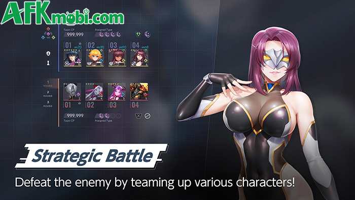 Tập hợp các nữ nhẫn giả chiến đấu chống lại bọn ác quỷ trong game Taimanin Squad