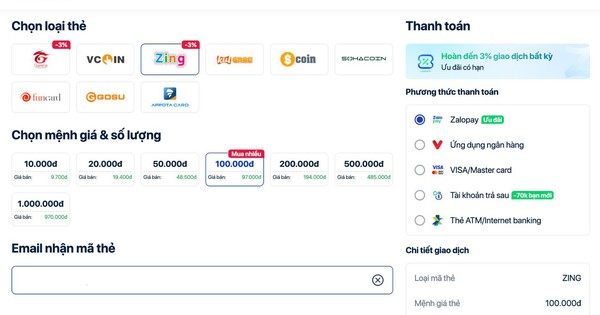 Giải pháp mua thẻ game online uy tín, tiện lợi cho game thủ hiện đại từ Zalopay