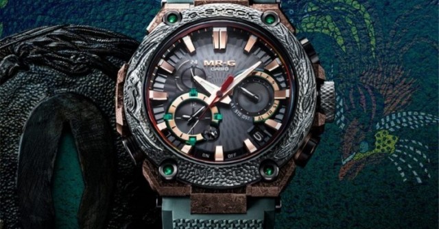 Casio ra mắt đồng hồ G-Shock vỏ titan hoạ tiết phượng hoàng và ngọc lục bảo
