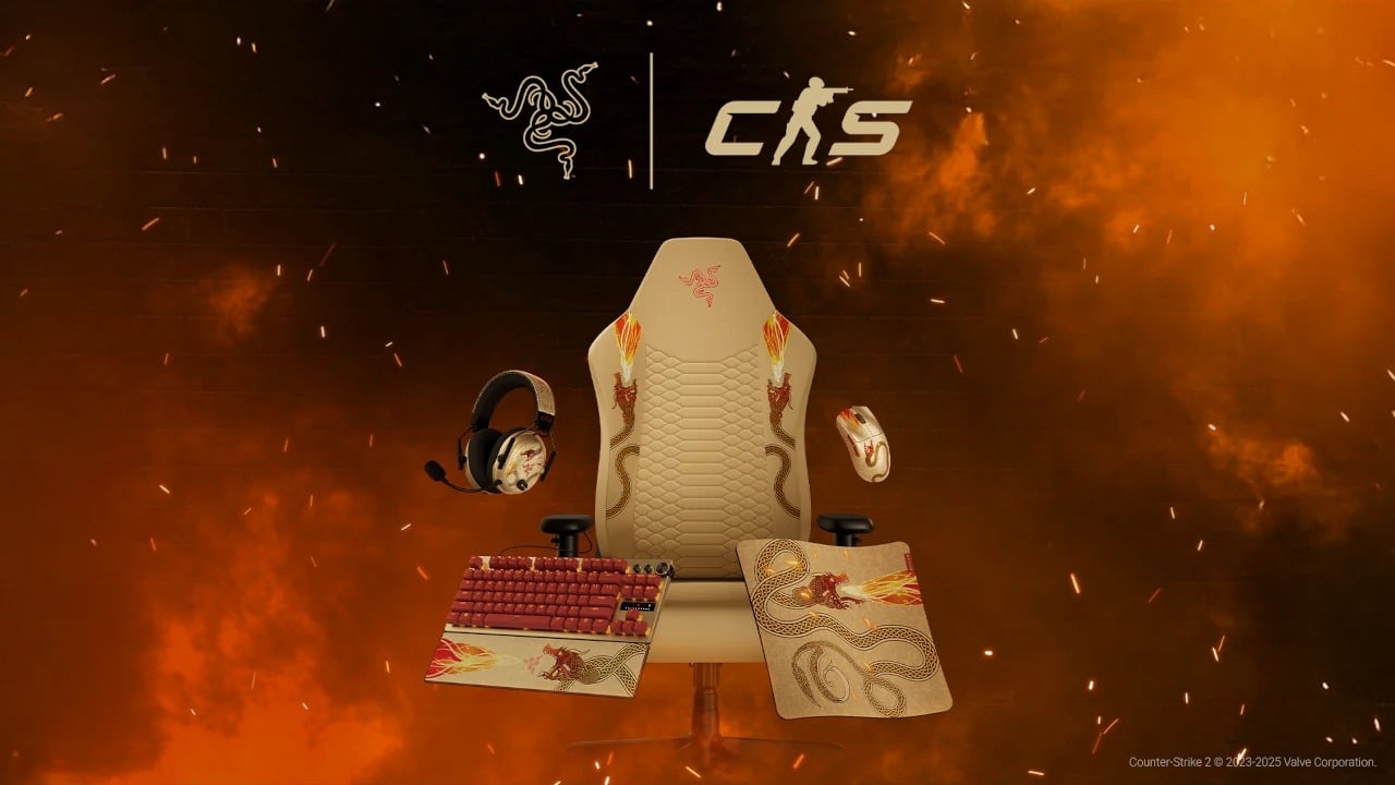 Razer ra mắt bộ sưu tập Dragon Lore cùng Counter-Strike 2: Kết hợp di sản huyền thoại và hiệu năng đỉnh cao