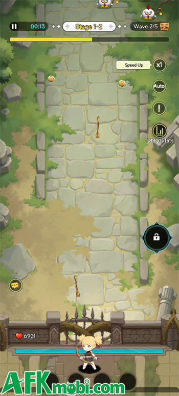 Phòng thủ trước các đợt tấn công của bọn quái vật trong game Dimensional Defense