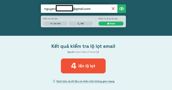 Chuyên gia chỉ cách kiểm tra nhanh số điện thoại, email có bị lộ trên 