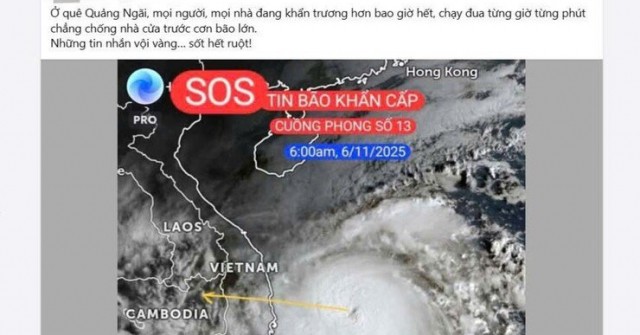 Bão số 13 giật trên cấp 17: Cộng đồng mạng “nín thở” chạy bão cùng đồng bào miền Trung