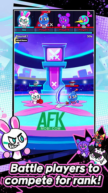 Crazy Arena! đưa bạn chuẩn bị nhân vật của mình cho những vòng đấu PvP tự động