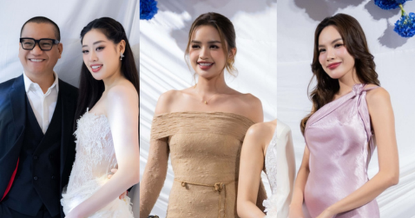Dàn sao đổ bộ đám cưới Hương Ly: Khánh Vân - Ngọc Châu đọ sắc bén ngót, 1 cặp đôi đến 