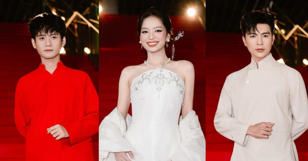 Dàn sao Mưa Đỏ khoe visual cháy khét trên thảm đỏ WeChoice Awards 2025, Steven Nguyễn chấp hết mọi cam thường