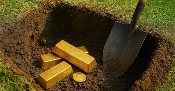 Đào đất làm hồ bơi trong vườn, phát hiện kho báu đầy vàng trị giá 21 tỷ đồng đựng trong túi nhựa