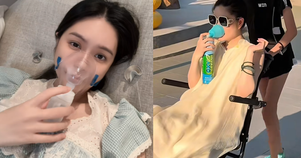 Xôn xao đoạn video Đoàn Di Băng ngồi xe lăn, thở oxy sau khi chồng bị bắt?