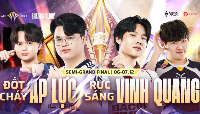 Bán kết AIC 2025: Full Sense thẳng tiến Chung kết đợi Flash Wolves và Bacon Time