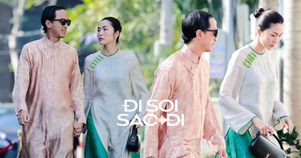 Tăng Thanh Hà nắm chặt tay Louis Nguyễn lộ diện tại đám cưới em gái, visual đỉnh như bìa tạp chí