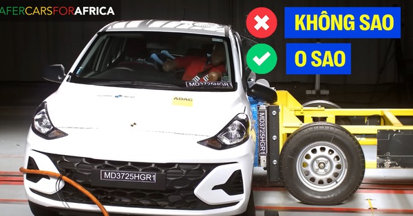 Hyundai Grand i10 nhận 0 sao an toàn cho người lớn, 3 sao dành cho trẻ em nhưng xe sản xuất tại Việt Nam 'không liên quan'