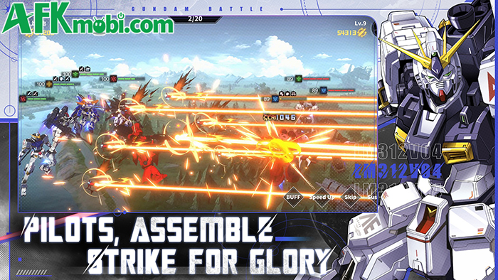 Mecha Renaissance game chiến thuật đấu tướng rảnh tay lấy chủ đề Gundam