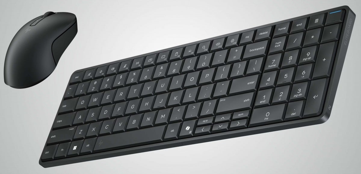 HP EliteBoard AI PC gây chú ý tại CES 2026 với toàn bộ hệ thống Ryzen tích hợp trong bàn phím