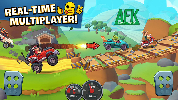 Series lái xe leo đồi Hill Climb Racing nổi tiếng của Fingersoft trở lại với phần 3