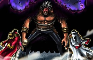Spoil One Piece 1165: Roger và Garp hợp lực tung đòn kết hợp Haki Bá Vương tối thượng hạ gục Rocks Quỷ