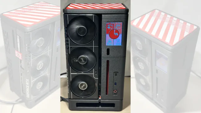 Modder Reddit Chế Vỏ Máy Tính SFF In 3D Tùy Chỉnh Dành Cho Card Đồ Họa RTX 5070 Ti Prime OC