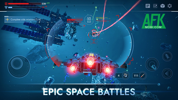 Chiến đấu giữa thiên hà trong game hành động Galaxy Division: Space Battles