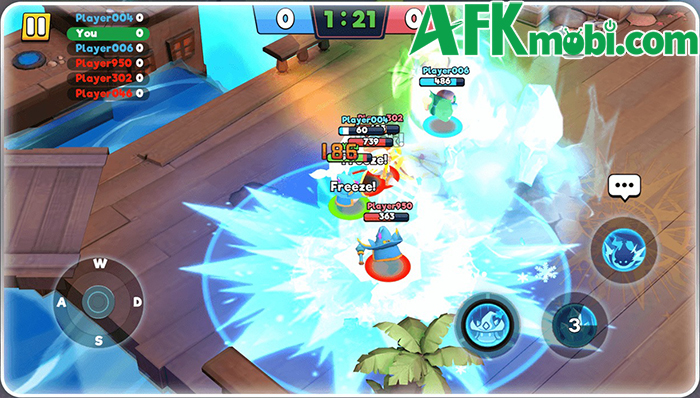 Brawl Blitz: 3v3 Arena cho các game thủ điều khiển anh hùng slime chiến đấu với nhau