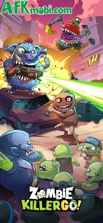Zombie Killer GO! game phòng thủ kết hợp chủ đề Plants vs Zombies với Italian brainrot meme