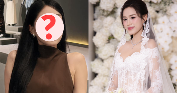 Á hậu cực thân, từng được Đỗ Hà bê tráp vắng mặt bất thường trong đám cưới tại Hà Nội