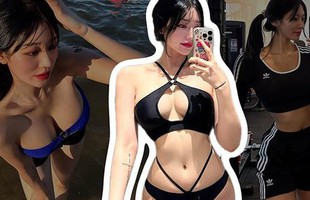 Hot girl Hàn Quốc hé lộ thân hình chuẩn mực giúp cô giành HCV thể hình