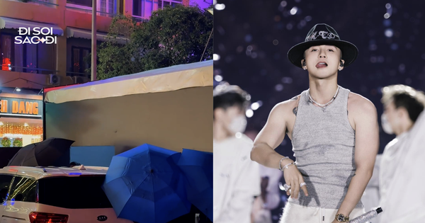 Vệ sĩ căng dù che kín không để lộ Sơn Tùng dù 1 giây, đại gia showbiz nhưng vẫn chung thuỷ với một thứ