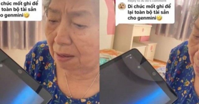 Clip cụ bà cảm ơn AI nói chuyện với mình gây xót xa về nỗi cô đơn của người già