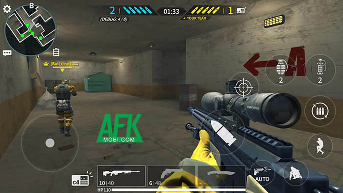 Gunfight King game hành động FPS trực tuyến mang chất CF cổ điển trong gameplay
