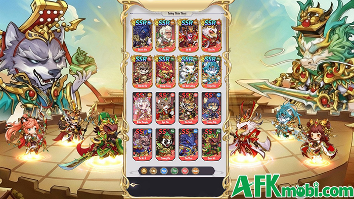 Tam Quốc Luân Hồi game đấu tướng kết hợp chủ đề Tam Quốc với thần thú cập bến Việt Nam