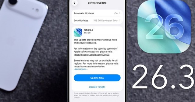 Lý do Apple khuyến nghị cập nhật iOS 26.3 ngay dù ít tính năng mới