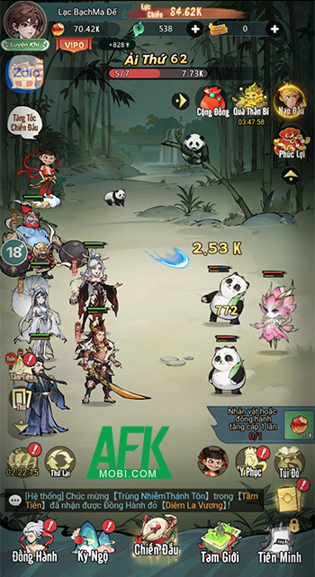 Na Tra Phong Thần Ký game rảnh tay chủ đề Phong Thần Bảng kết hợp Na Tra ra mắt trên Zalo