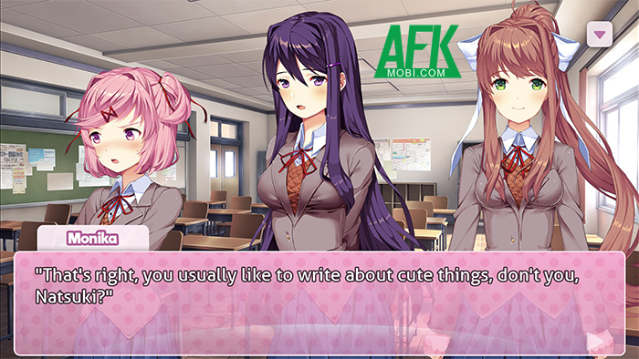 Tựa game Doki Doki Literature Club! nổi tiếng đã chính thức có mặt trên nền tảng di động