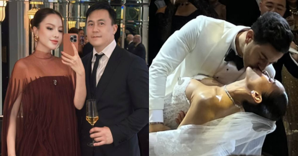 Lễ cưới Tiên Nguyễn tại Đà Nẵng: Cô dâu chú rể khoá môi, Hà Tăng - Linh Rin không tham dự