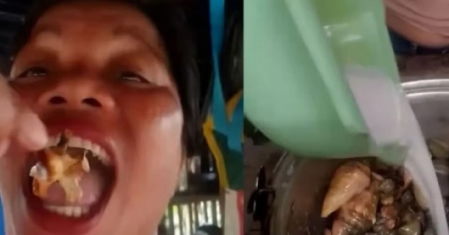 Ăn cua quỷ để 'câu view', nữ vlogger tử vong